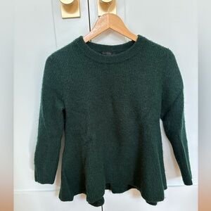 Dark Green Knit Sweater COS